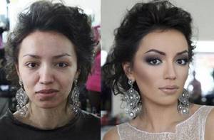 25 фотографий до и после макияжa! Никогда бы не поверил, что это одна и та же девушка...