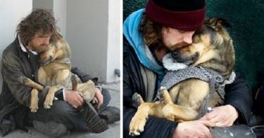 Эти фото доказывают, что твой пес любит тебя, независимо от того, сколько у тебя денег.