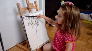 Художница, превращающая зарисовки 2-летней дочери в красивые картины. Прекрасный творческий тандем!