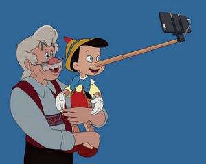 Пиноккио с селфи-палкой и Русалочка-мутант: как бы выглядели герои Диснея в ХХI веке.