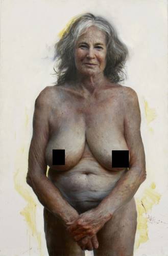 Провокационные голые портреты этой художницы показывают, как выглядит неидеальное тело человека.