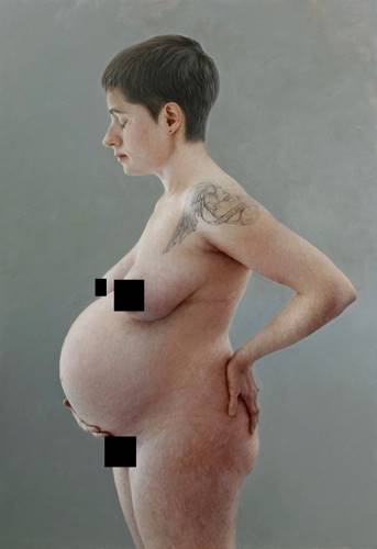 Провокационные голые портреты этой художницы показывают, как выглядит неидеальное тело человека.