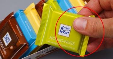 Так вот почему плитка шоколада Ritter Sport имеет форму квадрата.