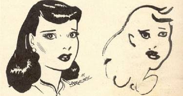 В 1947 году художники комиксов нарисовали персонажей с закрытыми глазами. Поразительные результаты!