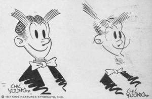 В 1947 году художники комиксов нарисовали персонажей с закрытыми глазами. Поразительные результаты!