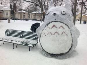 Зима - отличное время для творчества: 15 невероятных шедевров «снежного» искусства.