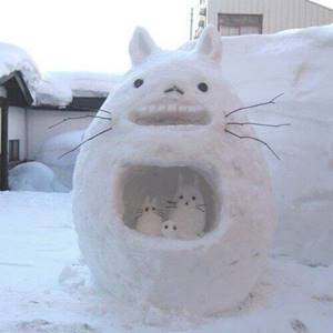 Зима - отличное время для творчества: 15 невероятных шедевров «снежного» искусства.