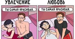 Любовь vs. страсть: 6 смешных и жизненных иллюстраций, в которых каждый узнает себя.