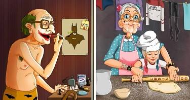 Вселенная «Пенсионерия»: как бы выглядели герои комиксов в почтенном возрасте