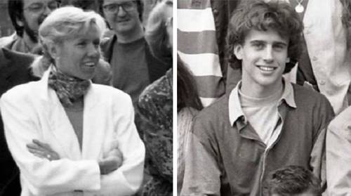 В Сеть попали эксклюзивные фотографии Брижит Макрон до ее знакомства с будущим президентом Франции