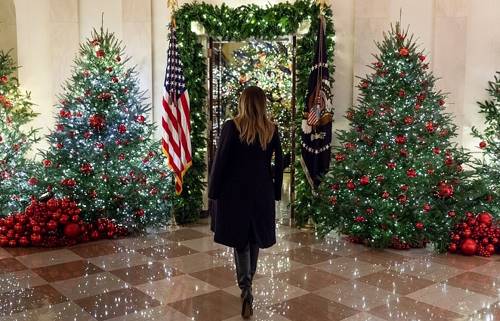 Будто в сказке: Меланья Трамп украсила Белый дом так, что заставила всех ахнуть